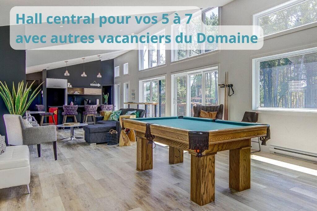 Nouveau - Chalet Moderne - Spa, Piscine & Sauna! Pont-Rouge Exterior photo
